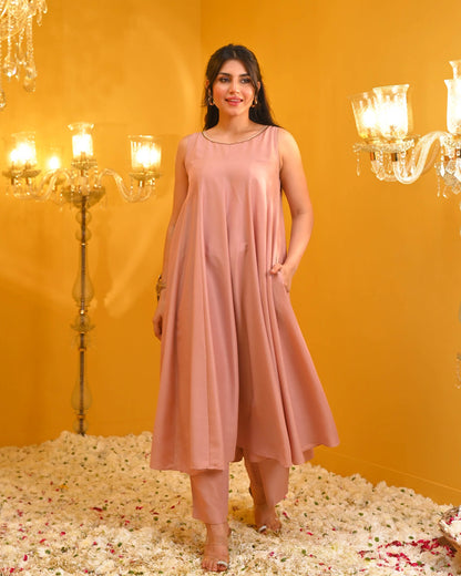 Blush Pink Kurta Co-ord Set