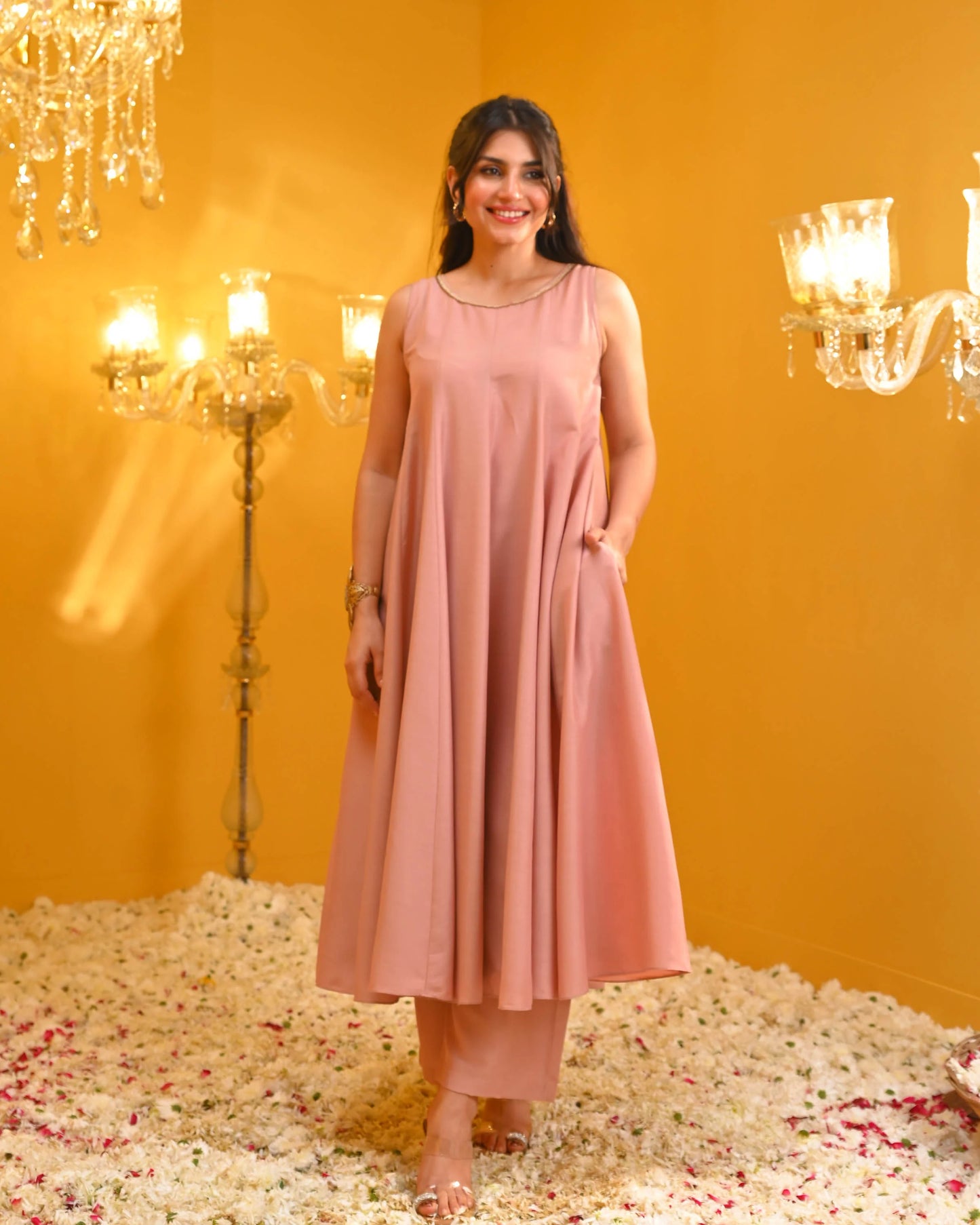 Blush Pink Kurta Co-ord Set